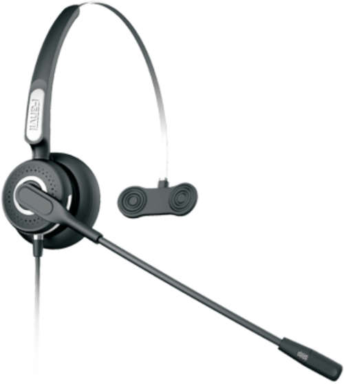 Fanvil HT101 Noise-Cancellation Monaural Headset with Microphone - Black